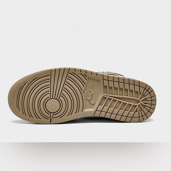 NEW WOMEN'S AIR JORDAN RETRO 1 HIGH OG Black/White/Sail/Legend Medium Brown Sz 9 - Picture 14 of 16